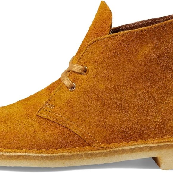 Clarks Desert Boot Brown/Orange Suede main image 4
